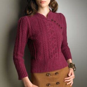 DIANE VON FURSTENBERG Wool/Angora Sweater